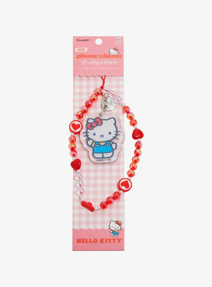 Sanrio Hello Kitty Beaded Phone Wristlet