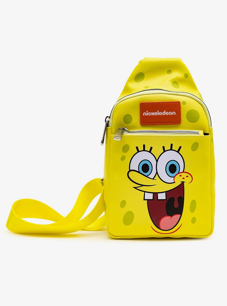 SpongeBob SquarePants Smiling Face Close Up Crossbody Bag