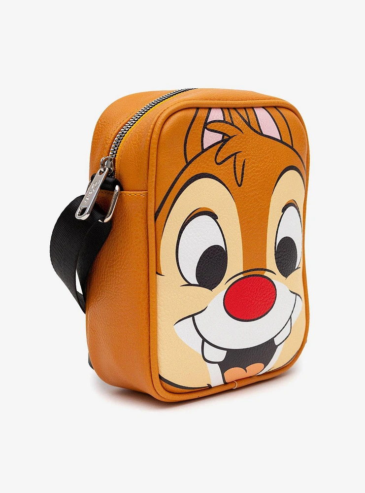 Disney Chip 'N' Dale Face Close Up Dale Crossbody Bag