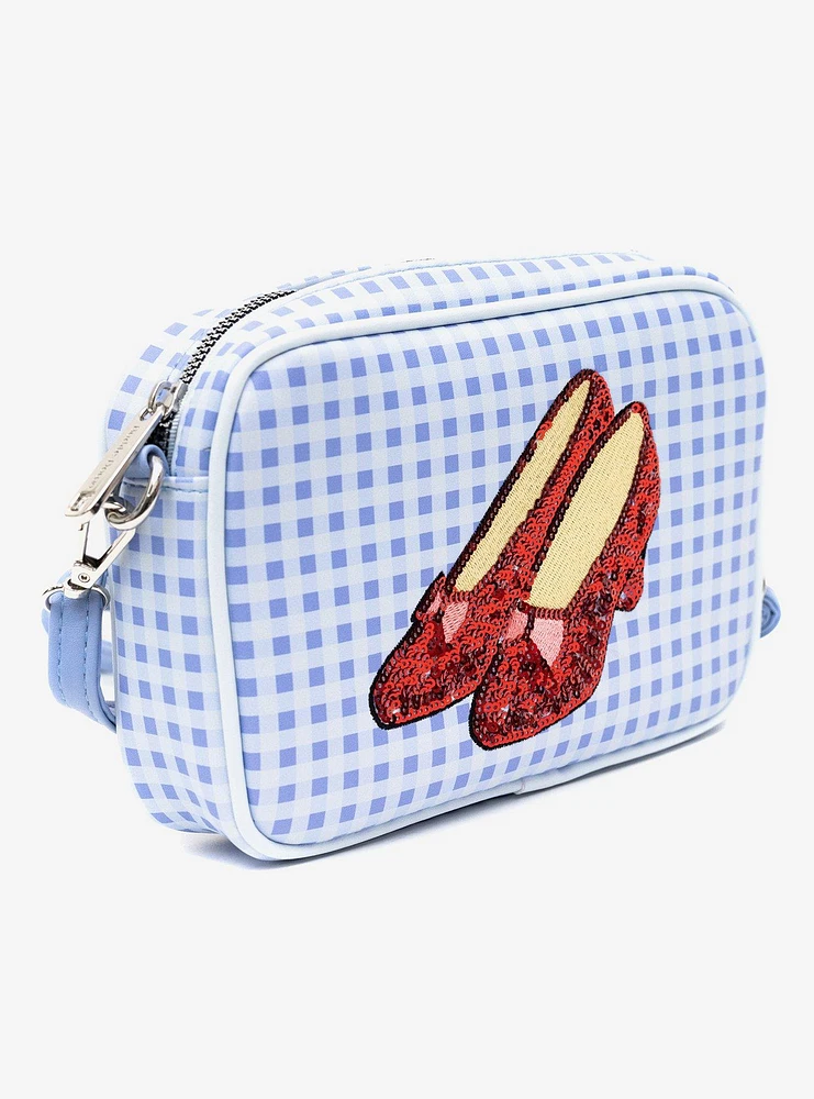 The Wizard of Oz Dorothy Sequined Ruby Slippers Crossbody Bag