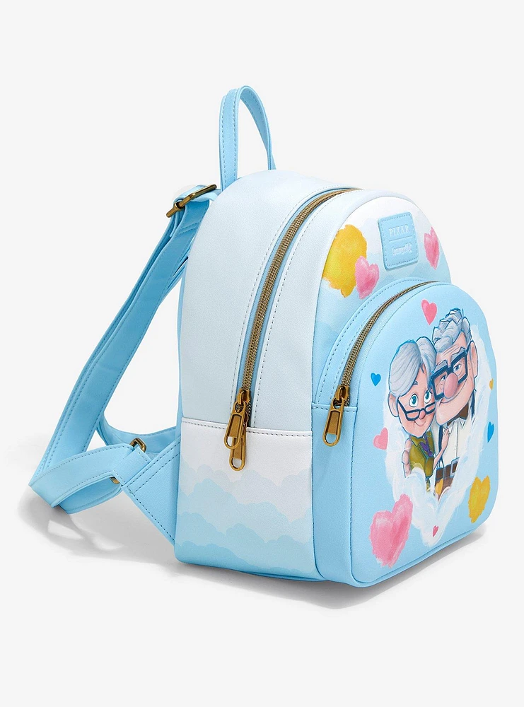 Loungefly Disney Pixar Up Carl & Ellie Hearts Mini Backpack