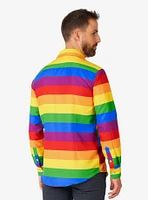 Rainbow Button-Up Shirt