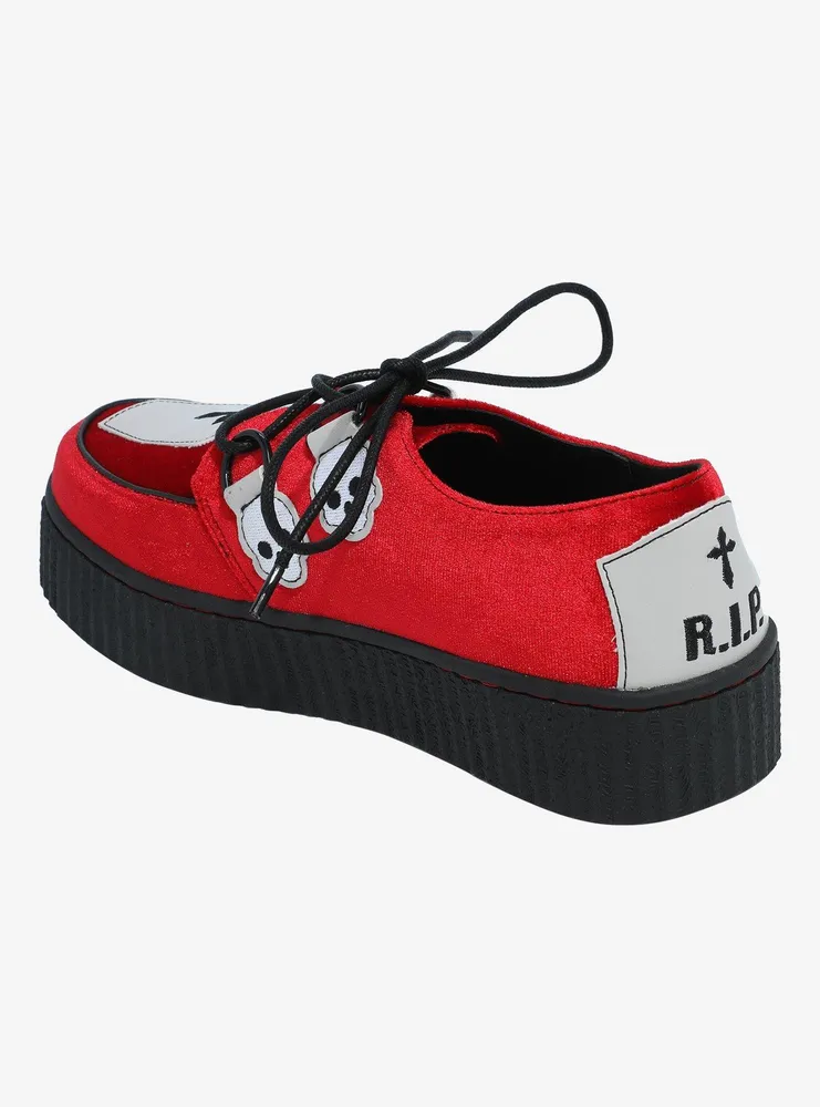 Strange Cvlt Coffin Red Velvet Krypt Creepers