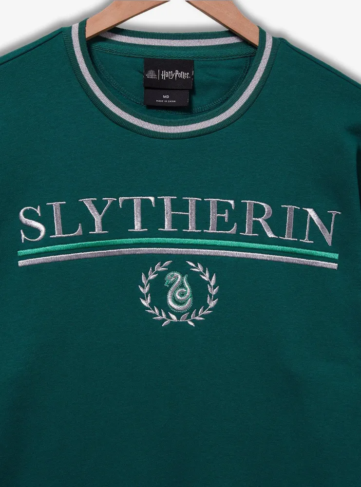 Harry Potter Slytherin House Emblem Crewneck - BoxLunch Exclusive