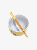 Sanrio Gudetama Boat Ramen Bowl and Chopsticks