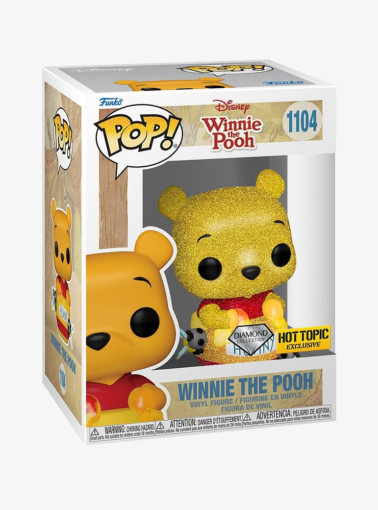 Funko Disney Diamond Collection Pop! Winnie The Pooh Vinyl Figure Hot Topic Exclusive