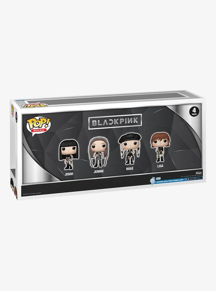 Funko Pop! Rocks BLACKPINK From PINK VENOM (4-Pack) Vinyl Figure Set Hot Topic Exclusive