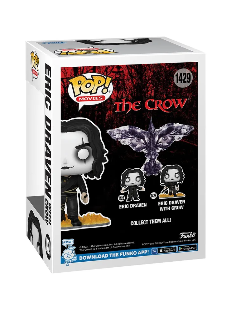 Funko The Crow Pop! Movies Eric Draven With Crow Vinyl Figure Hot Topic Exclusive