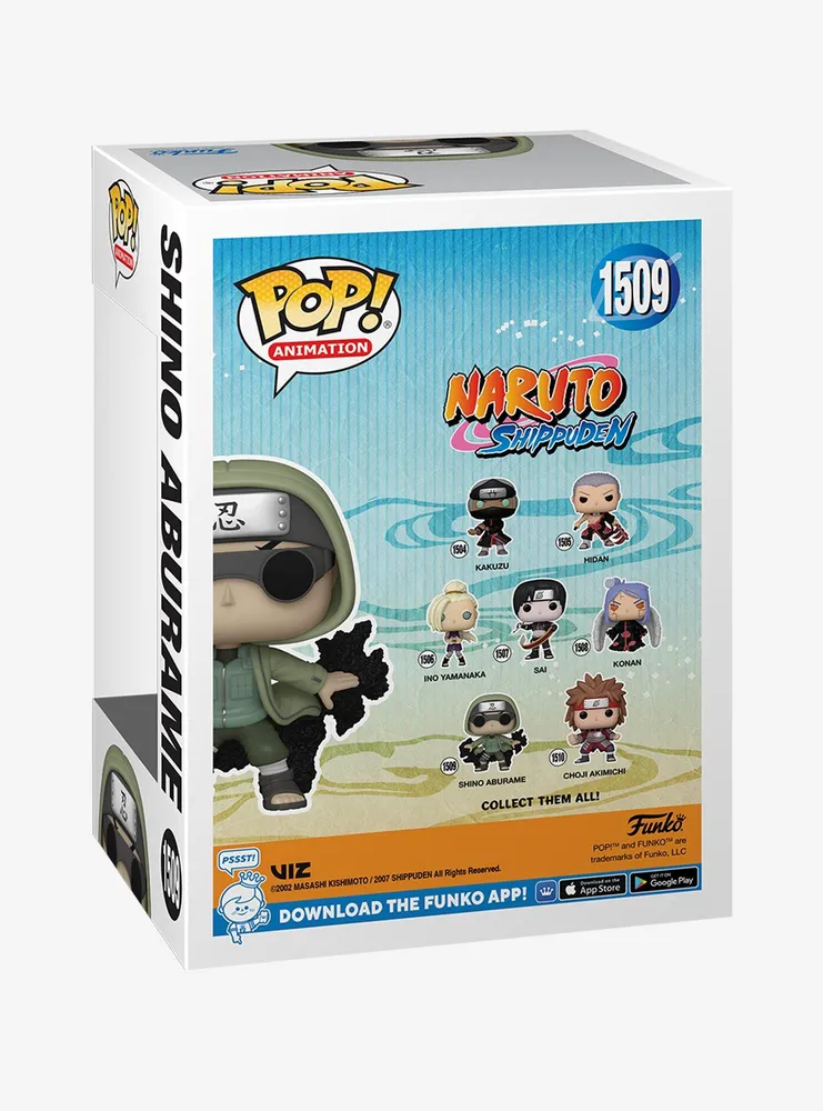 Funko Naruto Shippuden Pop! Animation Shino Aburame Vinyl Figure