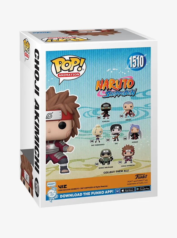 Funko Naruto Shippuden Pop! Animation Choji Akimichi Vinyl Figure