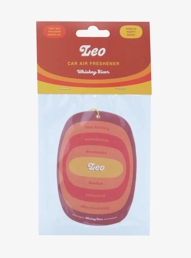 Leo Zodiac Traits Vanilla Scented Air Freshener 