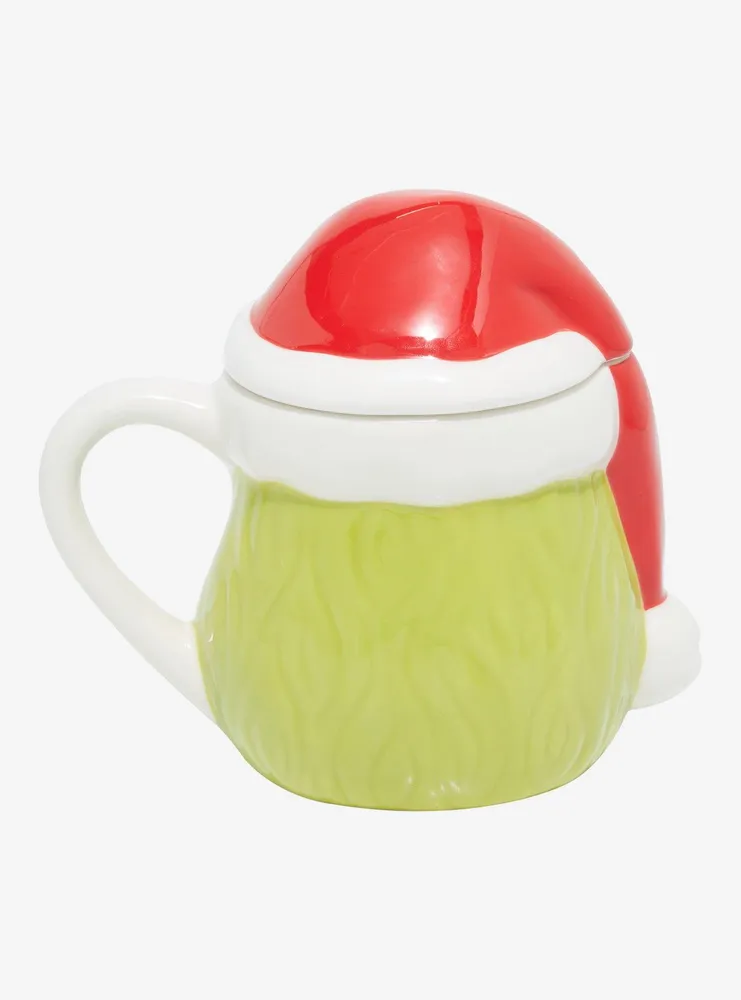 How The Grinch Stole Christmas Grinch Figural Mug with Lid