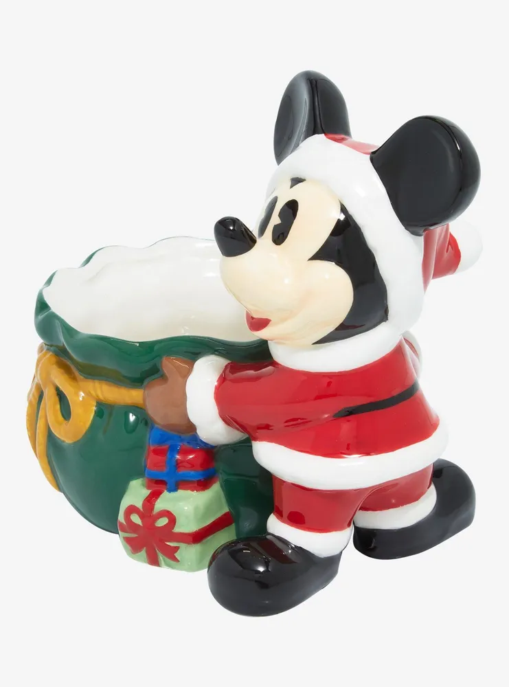 Disney Mickey Mouse Santa Candy Bowl