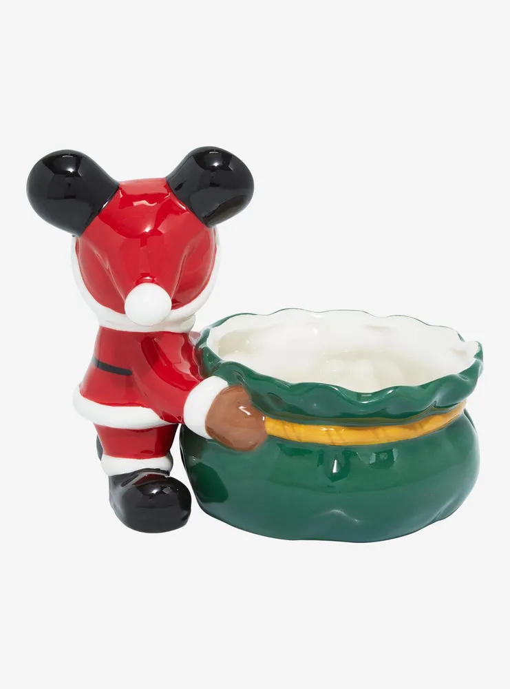 Disney Mickey Mouse Santa Candy Bowl