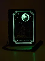 Cosmic Aura Wolf Moon Glow-In-The-Dark Tarot Crossbody Bag