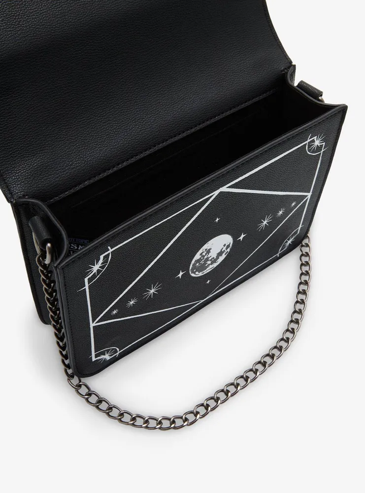 Cosmic Aura Wolf Moon Glow-In-The-Dark Tarot Crossbody Bag