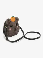 Capybara Furry Figural Crossbody Bag
