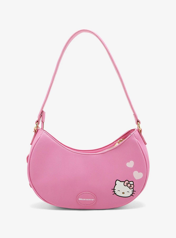 Her Universe Hello Kitty Pink Heart Baguette Bag