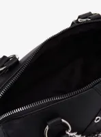Studded Harness Cylinder Satchel Bag