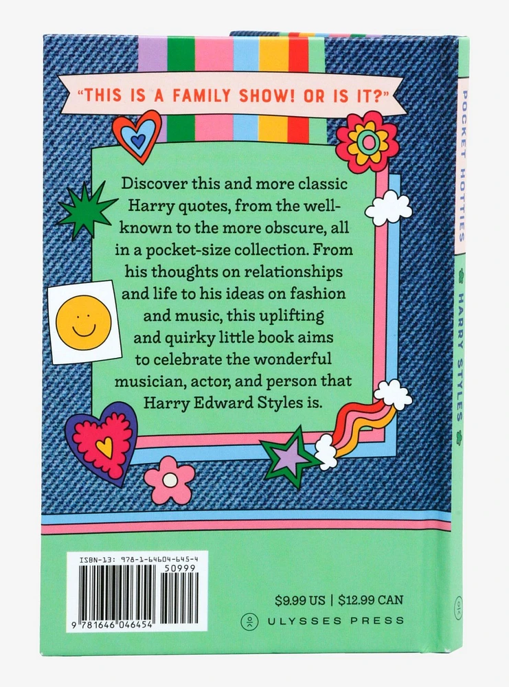 Pocket Hotties: Harry Styles: Inspirational Quotes And Observations On Life Book