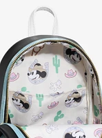 Loungefly Disney Minnie Mouse Western Figural Mini Backpack