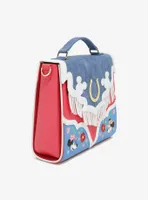 Loungefly Disney Mickey & Minnie Western Denim Crossbody Bag