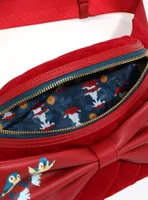 Loungefly Disney Snow White and the Seven Dwarfs Velvet Bow Beltbag