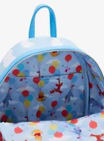 Loungefly Disney Winnie the Pooh Eeyore and Piglet Balloon Mini Backpack