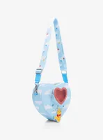 Loungefly Disney Winnie the Pooh Clouds Heart-Shaped Crossbody Bag