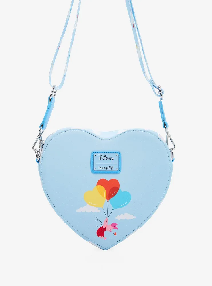 Loungefly Disney Winnie the Pooh Clouds Heart-Shaped Crossbody Bag