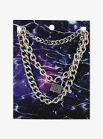 Padlock Chain Necklace Set