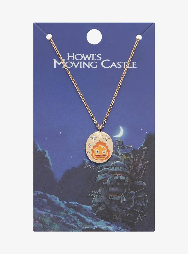 Studio Ghibli Howl's Moving Castle Calcifer Pendant Necklace - BoxLunch Exclusive