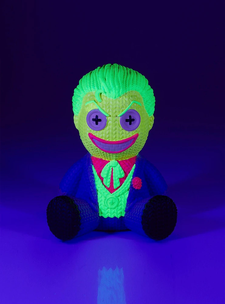 Handmade By Robots DC Comics Knit Series Blacklight The Joker Vinyl Figure Hot Topic Exclusive