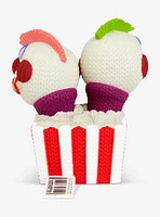 Handmade By Robots Killer Klowns From Outer Space Knit Series Popcorn Babies Vinyl Figure