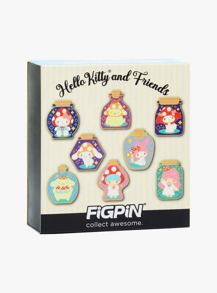 Hello Kitty And Friends Mushroom Bottle Blind Box Enamel Pin