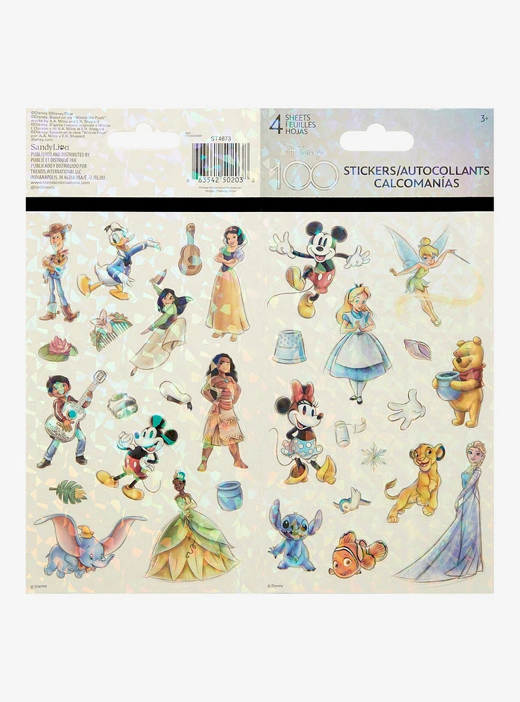 Disney100 Sticker Sheet Set