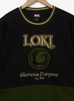 Marvel Loki Panel Crewneck - BoxLunch Exclusive