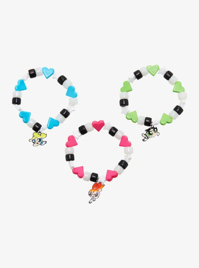 The Powerpuff Girls Beaded Best Friend Bracelet Set