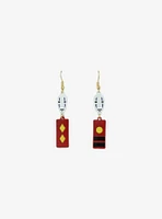 Studio Ghibli Spirited Away No-Face Bath Token Drop Earrings