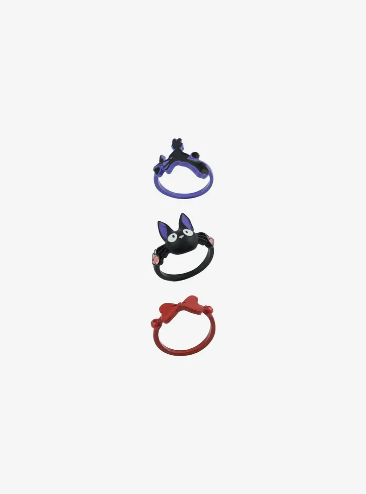 Studio Ghibli Kiki's Delivery Service Jiji Figural Ring Set