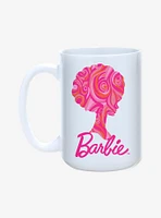 Barbie Retro Swirl Silhouette Mug 15oz