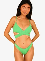 Dippin' Daisy's Ibiza Swim Top Paradise Palms Green