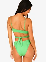 Dippin' Daisy's Ibiza Swim Top Paradise Palms Green