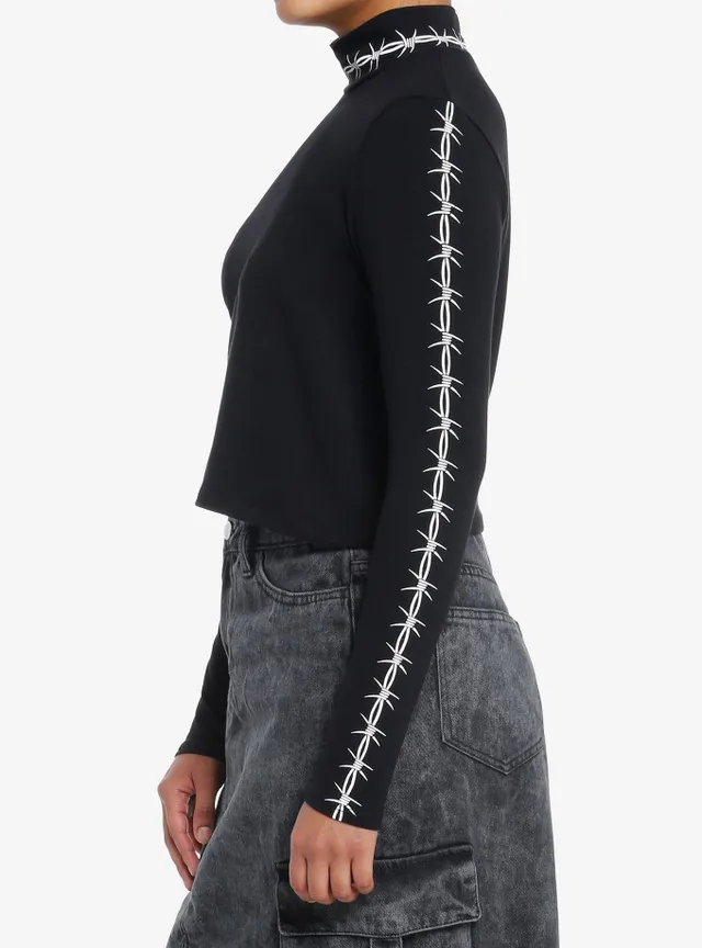 Hot Topic Barbed Wire Arm Warmers