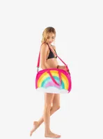 Rainbow Crossbody Tote Cooler Bag