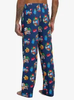 Sonic The Hedgehog Holiday Pajama Pants