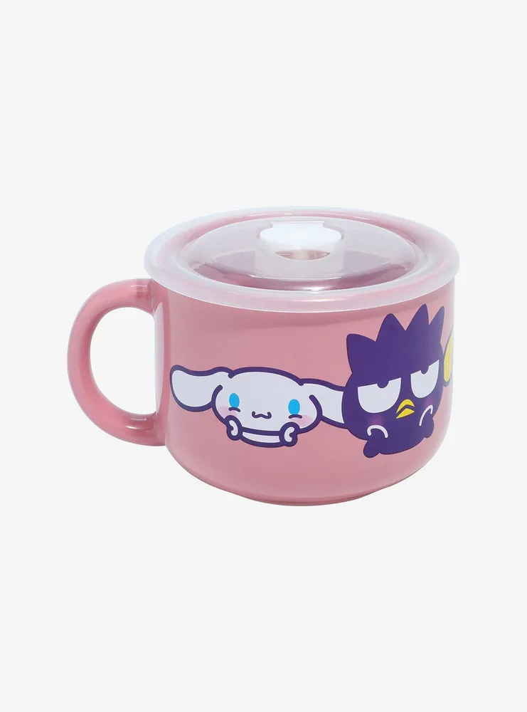 Hello Kitty And Friends Pink Soup Mug With Lid