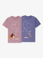 Disney Lady and the Tramp Couples T-Shirt - BoxLunch Exclusive