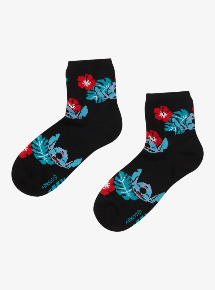 Disney Lilo and Stitch Tropical Allover Print Socks - BoxLunch Exclusive