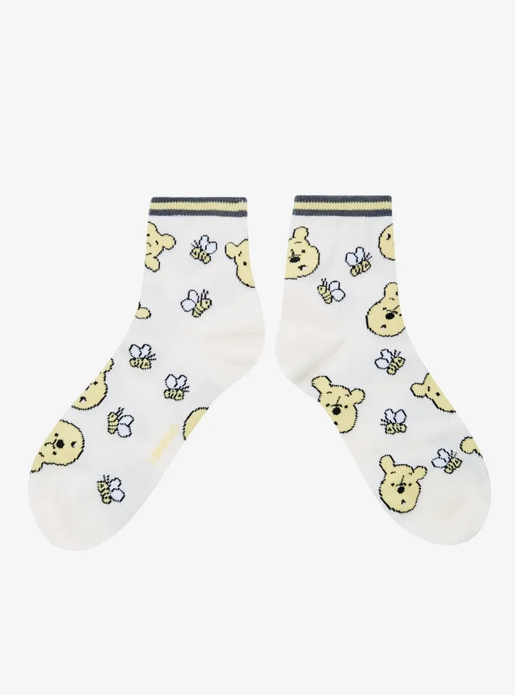 Disney Winnie the Pooh Bees Allover Print Socks - BoxLunch Exclusive